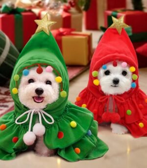Funny Pet Christmas Cloak