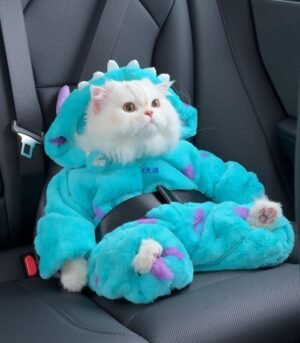Blue Monster Furry Pet Four-Legged Costume
