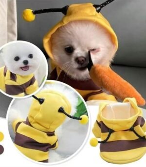 Cute Bee Pet Hoodie